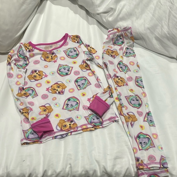Cuddl Duds 4t Pajamas long underwear base layer paw patrol them Sky Everest euc - Picture 1 of 5